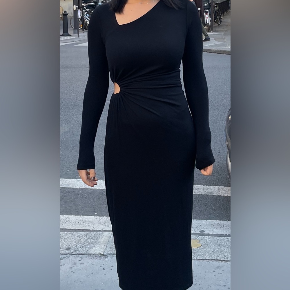 LNA cut out dress